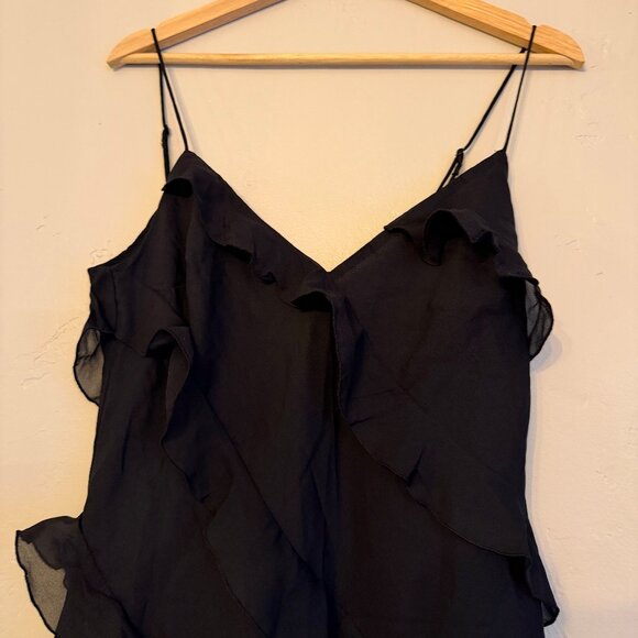 NWT Abercrombie + Fitch All-Over Ruffle Mini Dress Size Medium - Picture 5 of 7